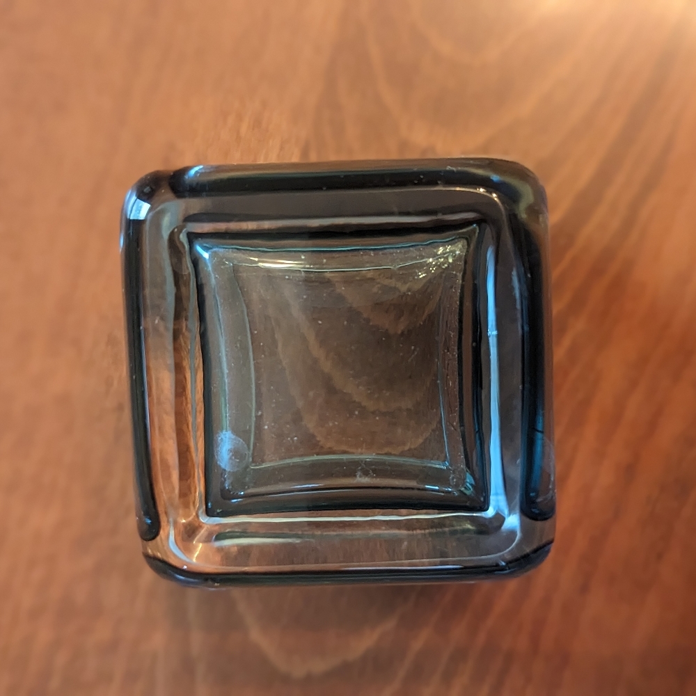 LSA International small square blown glass votive holder - Picture 4 of 5